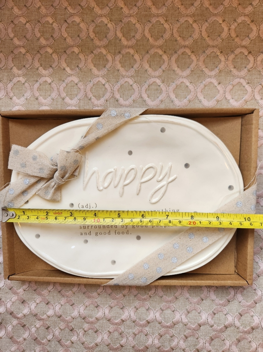Mud Pie Happy Definition Plate, $25 - Picture 4 of 6